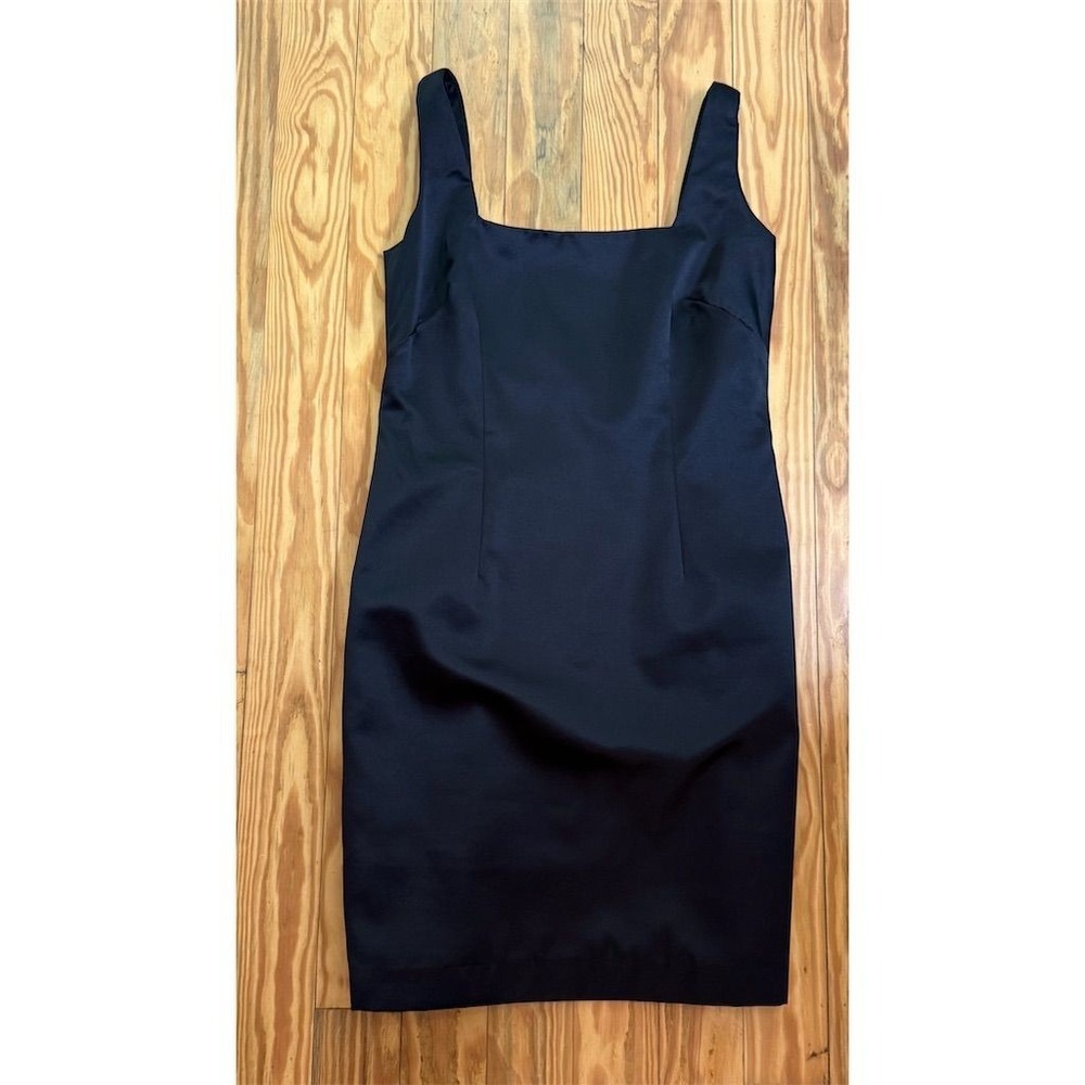 ABS Women's Black Sheath Dress 12 Knee Length Party Cocktail Careercore capsule